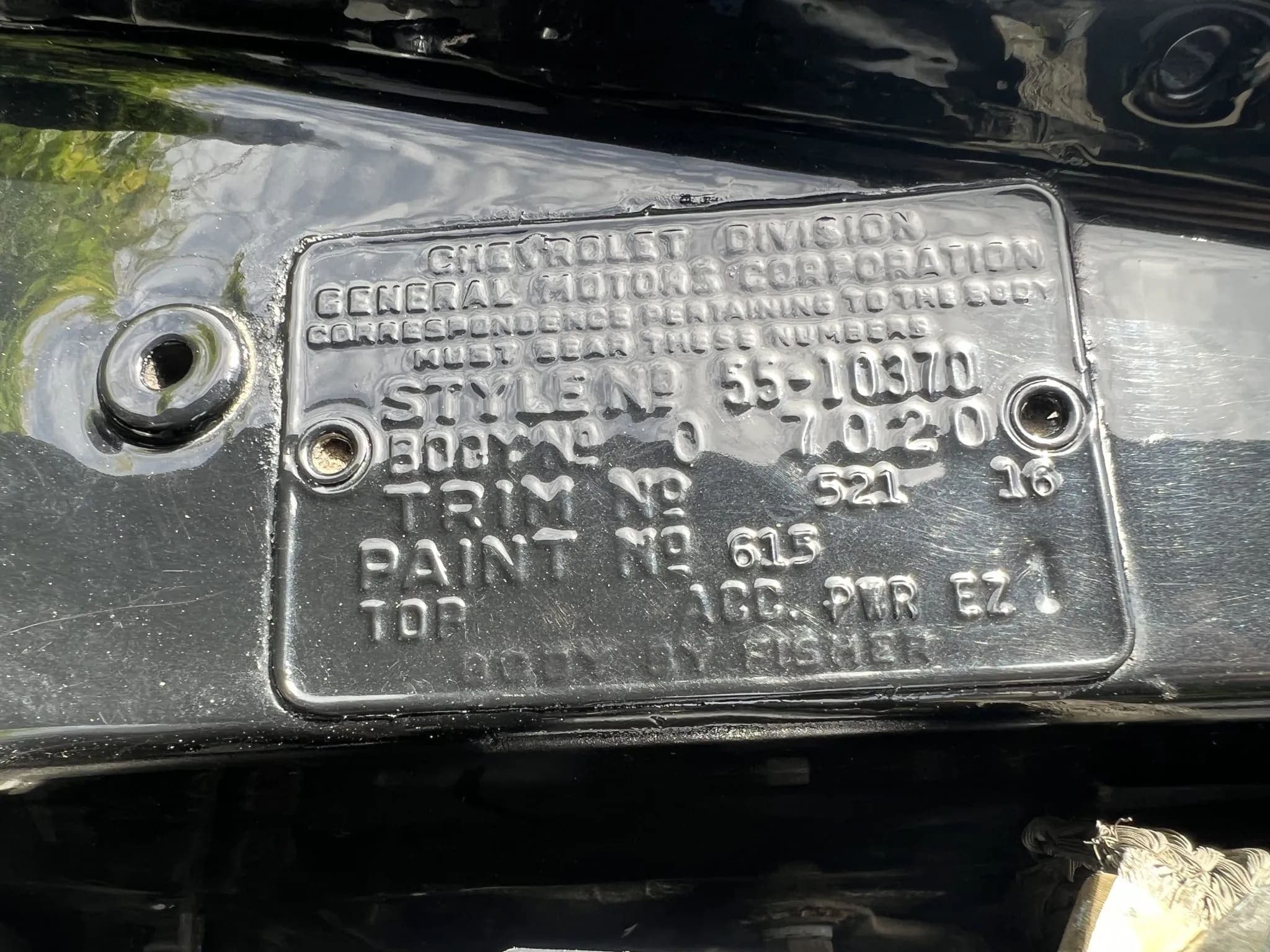1955 Chevrolet Bel Air 2-Door Hardtop, view